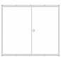 Preview: Zählerschrank 3.HZ 5 Zähler, Höhe 1100mm (Tür)