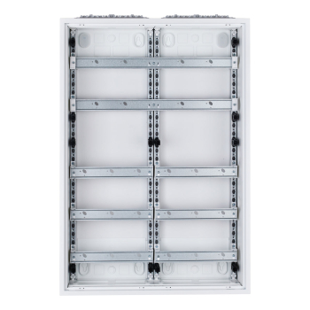 Preview: F-Tronic AP Feldverteiler Reihenklemmen, 2x5-​reihig, 120TE (ohne Abdeckung)