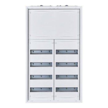 Preview: F-Tronic AP Feldverteiler Reihenklemmen 165mm, 2x6-​reihig, 144TE (ohne Tür)