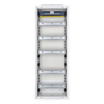 Preview: F-TRONIC AP Feldverteiler 165mm, 1-feldrig, 5-reihig, 60TE ohne Abdeckung