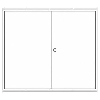 Preview: Zählerschrank 3.HZ 5 Zähler, Höhe 1100mm (Tür)
