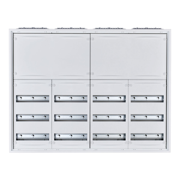 F-Tronic AP Feldverteiler Reihenklemmen 165mm, 4x5-reihig, 240TE (ohne Tür)