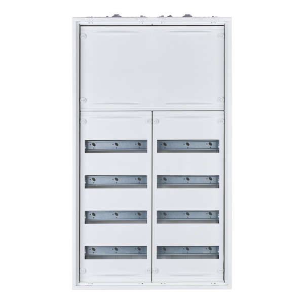 F-Tronic AP Feldverteiler Reihenklemmen 165mm, 2x6-​reihig, 144TE (ohne Tür)