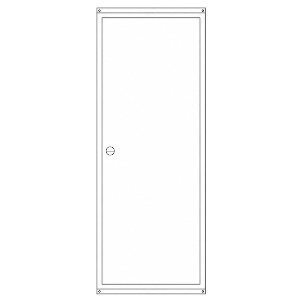 Zählerschrank 3.HZ 4 Zähler, Höhe 1400mm (Tür)