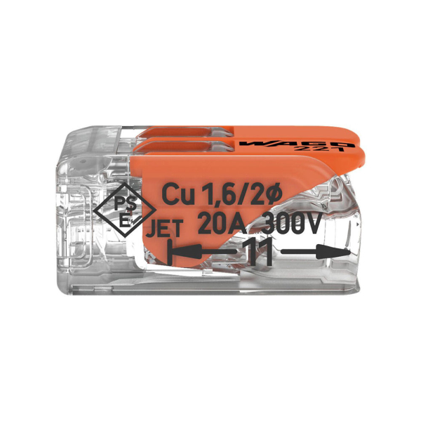 Dosenklemmen COMPACT 2-​polig | WAGO links