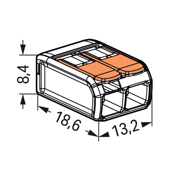 Dosenklemmen COMPACT 2-​polig | WAGO daten